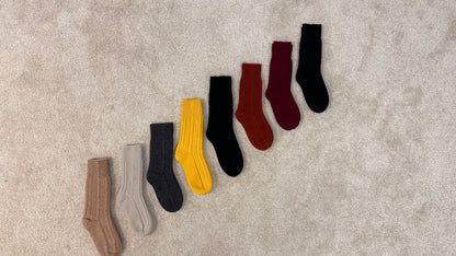Wool cashmere socks