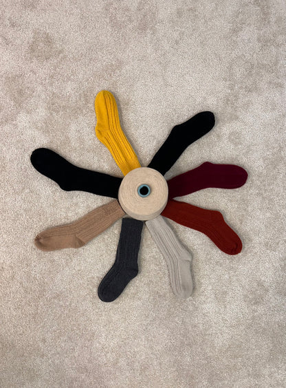Wool cashmere socks