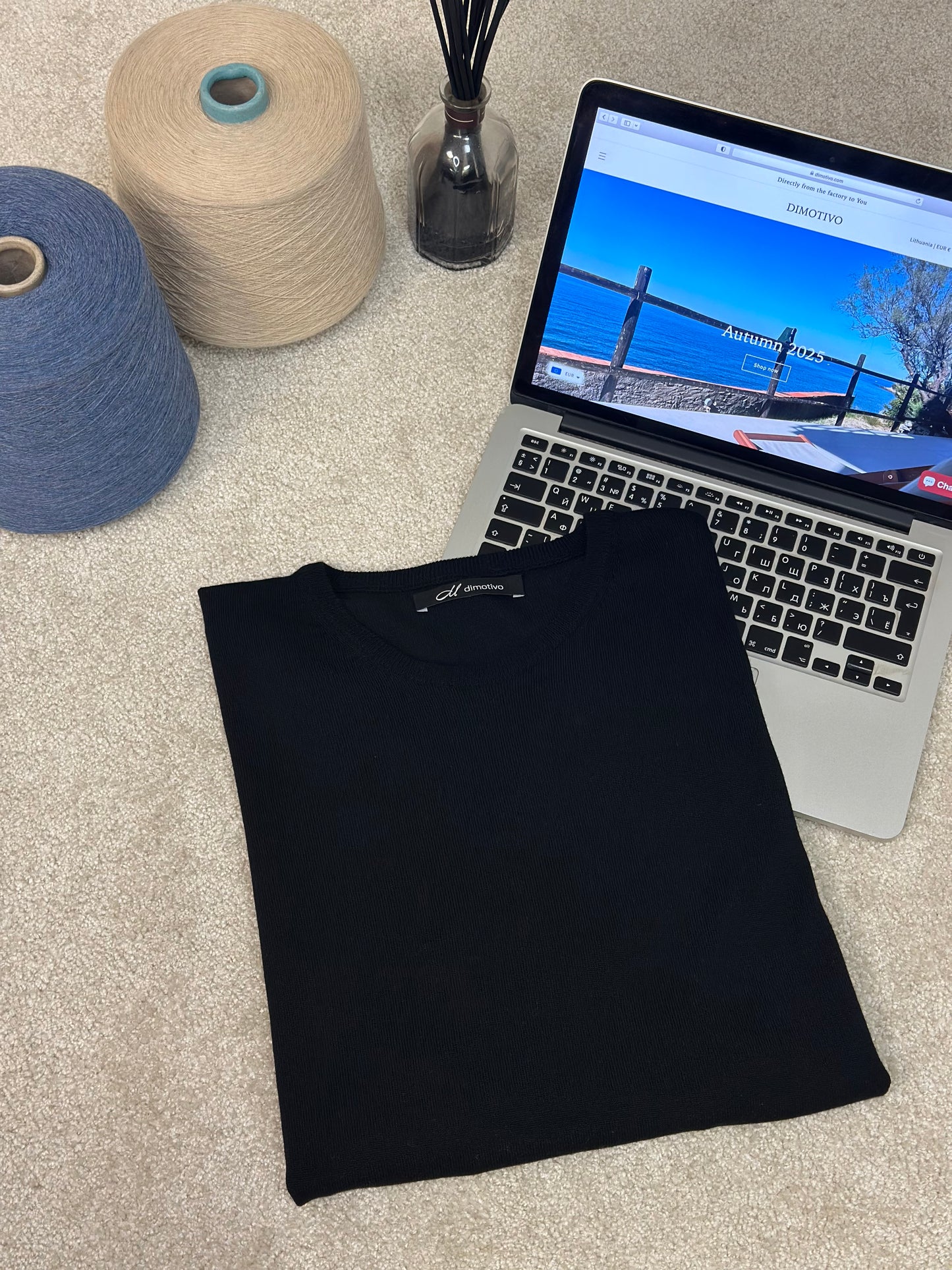 Merino wool Sweater "Maison O"