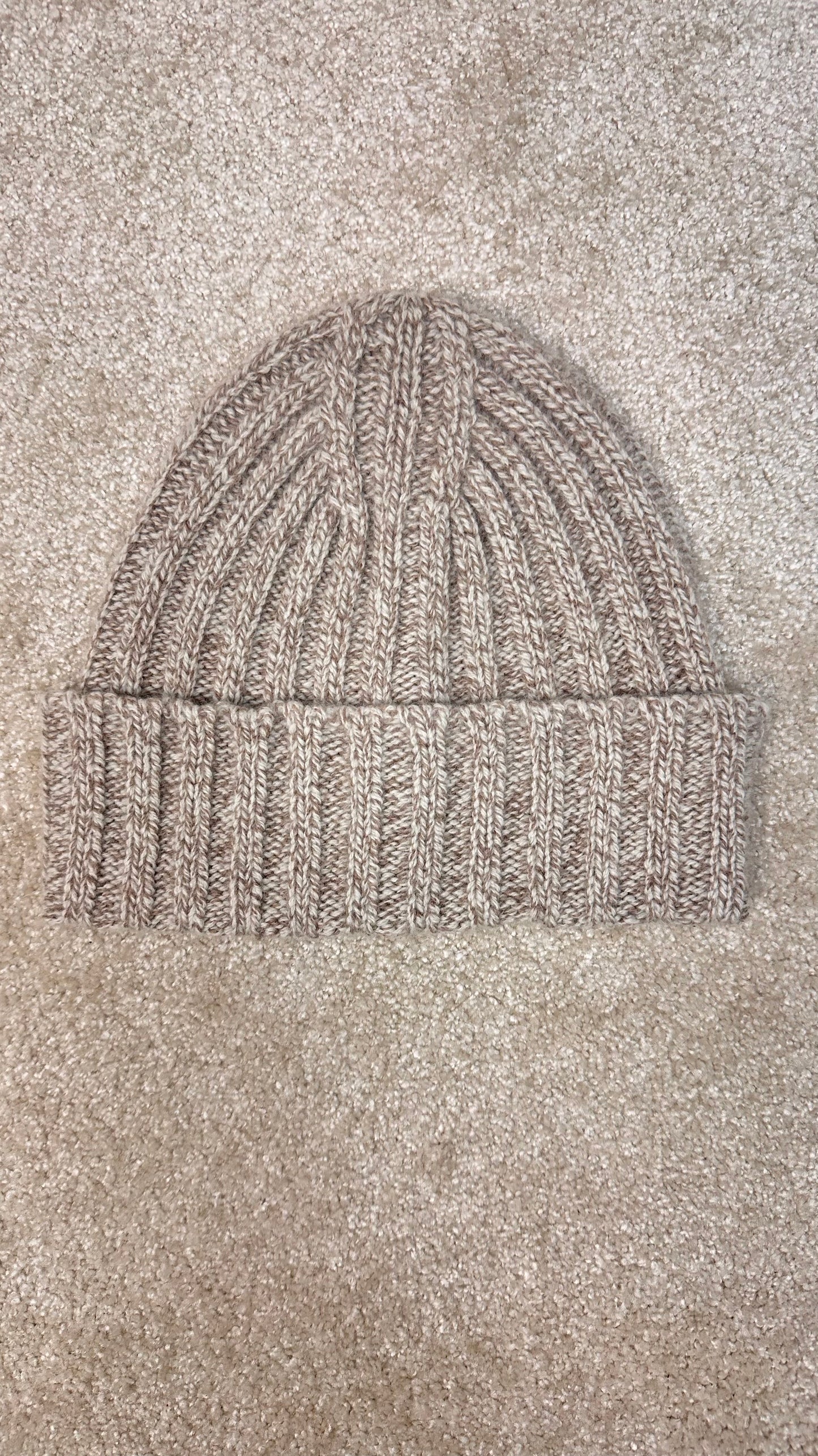 Wool cashmere Beanie hat "Elly"