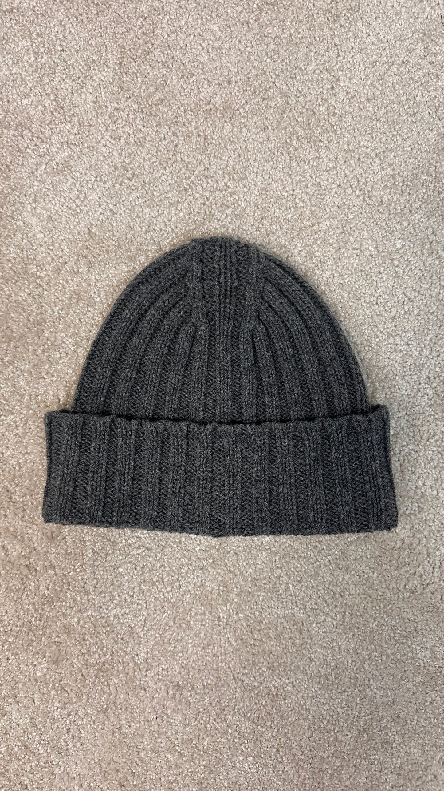 Wool cashmere Beanie hat "Elly"