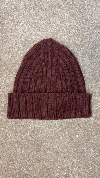 Wool cashmere Beanie hat "Elly"