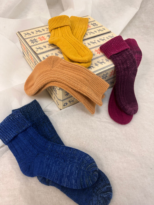 Wool cashmere socks