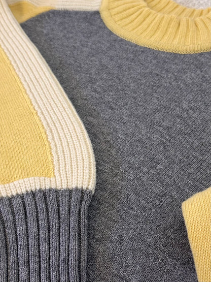 Sweater & Skirt Set “Salma Yellow”