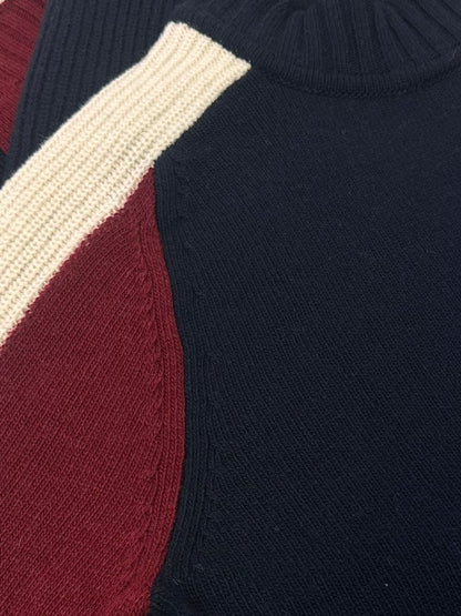 Sweater & Skirt Set “Salma Bordo”