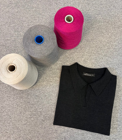 Merino Wool Polo Shirt “Paula”