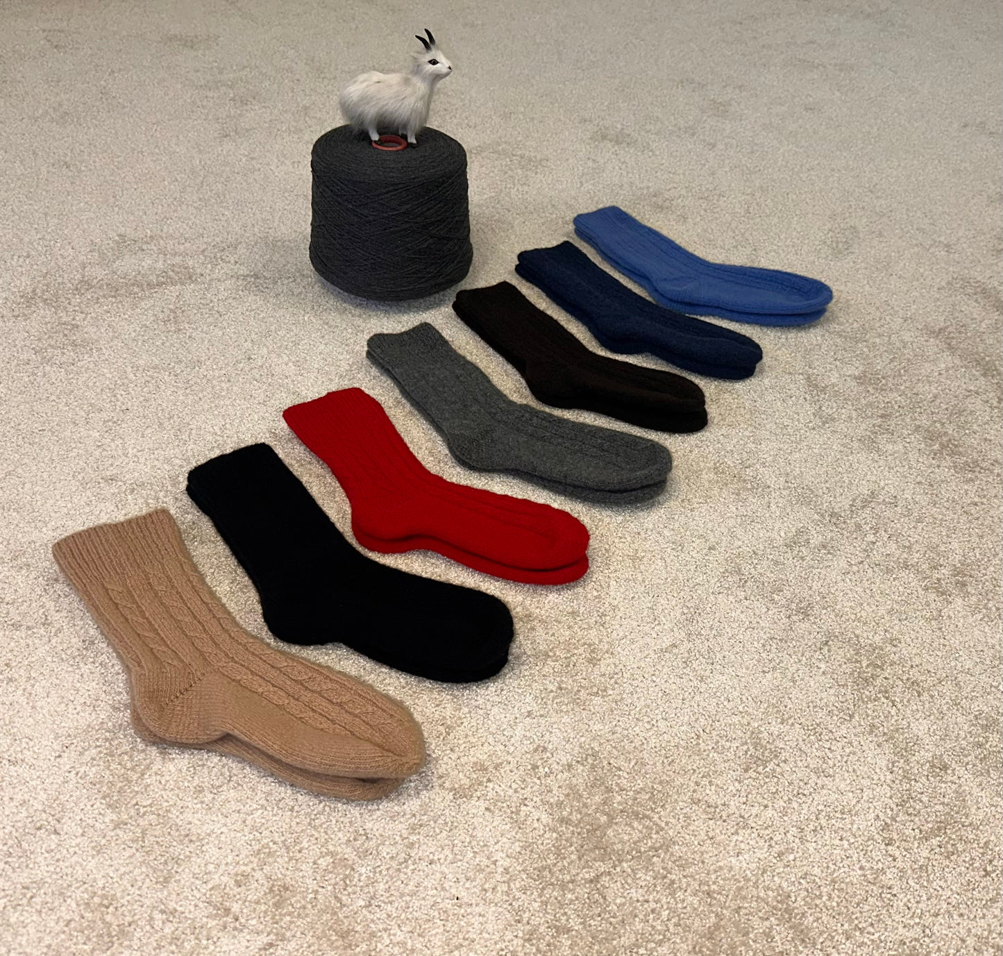 Wool cashmere socks