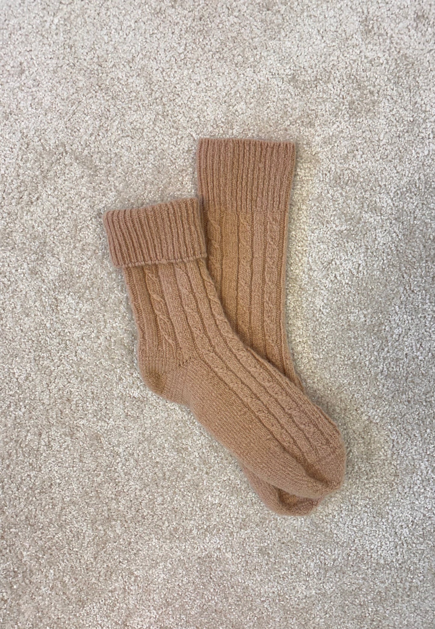 Wool cashmere socks