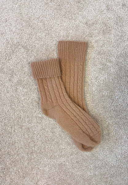 Wool cashmere socks