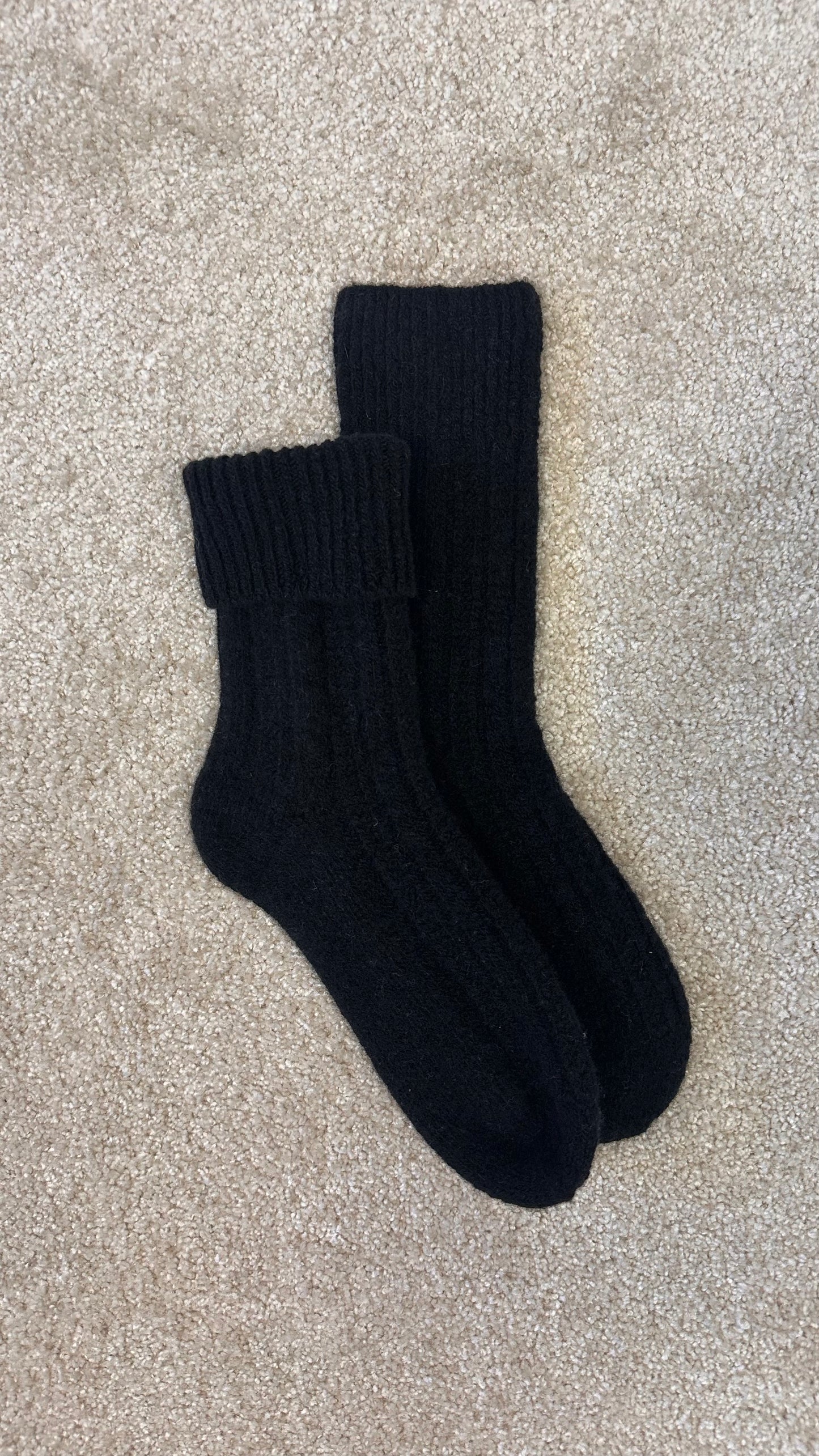 Wool cashmere socks