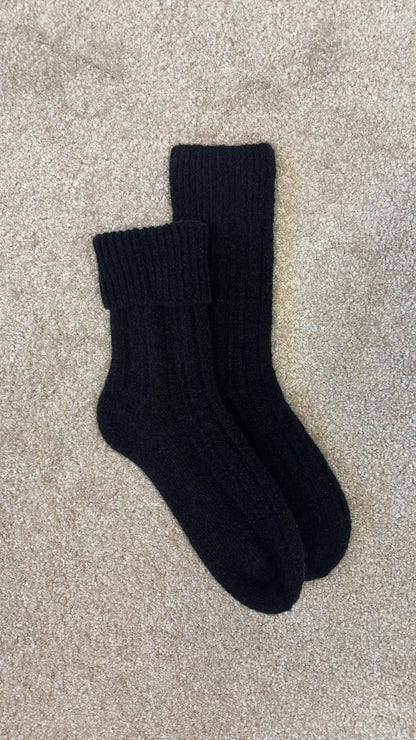 Wool cashmere socks