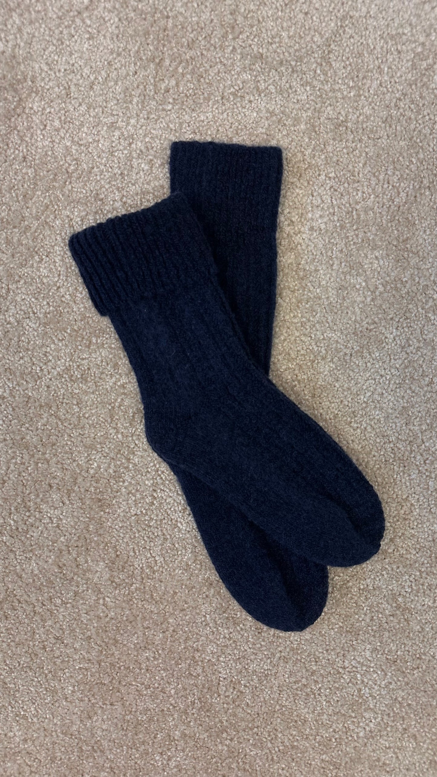 Wool cashmere socks