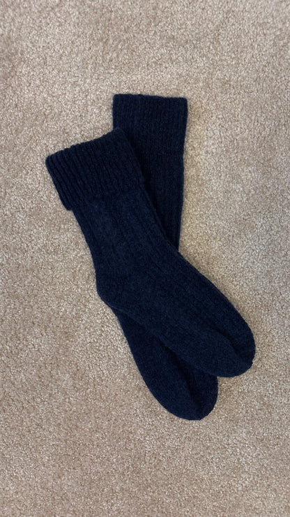 Wool cashmere socks
