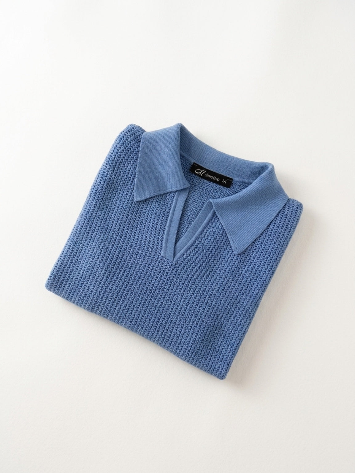 Cotton Short Sleeve Polo T-shirt “PERLE”