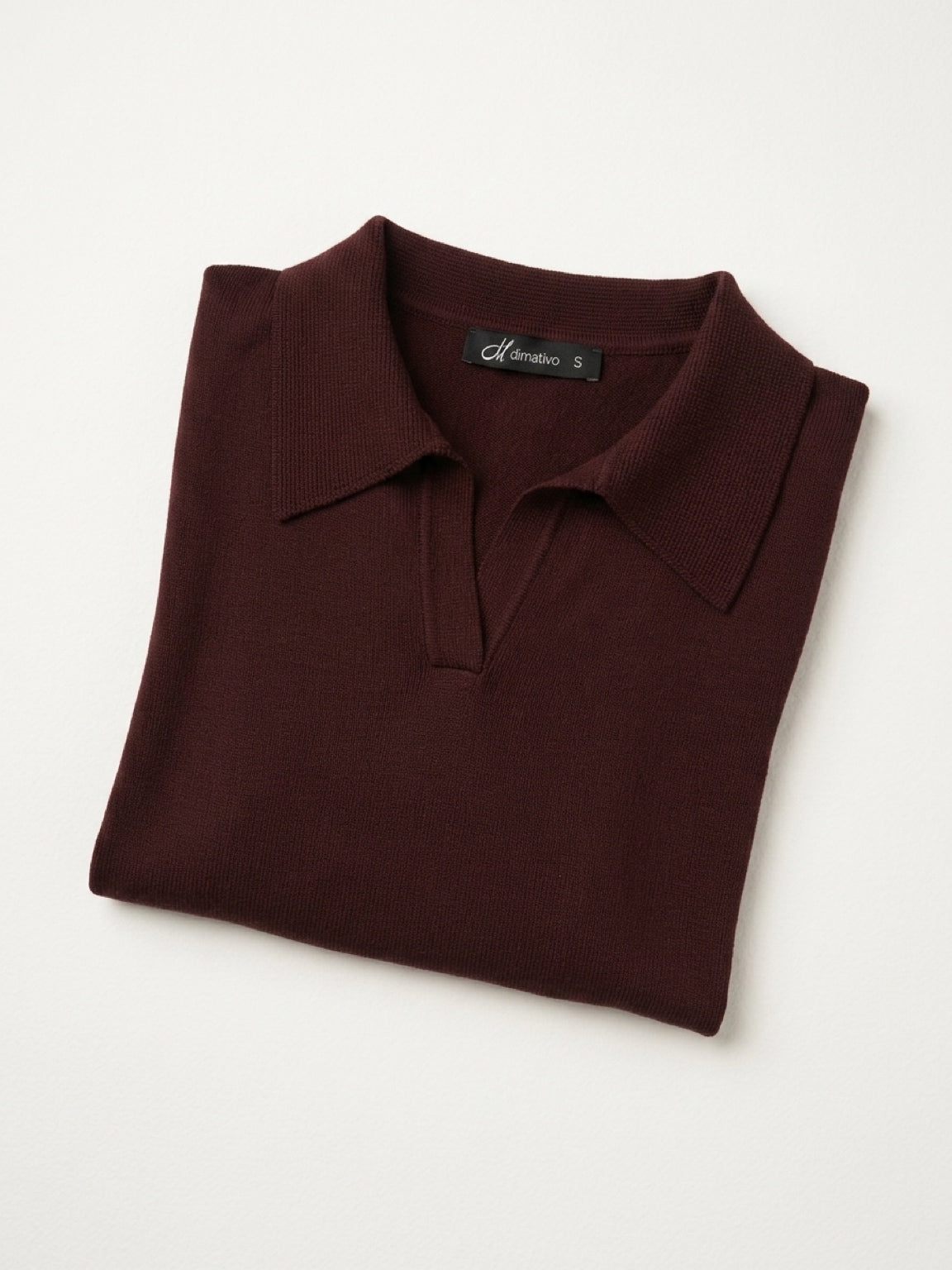 Merino Wool Polo Long Sleeve “Paula”