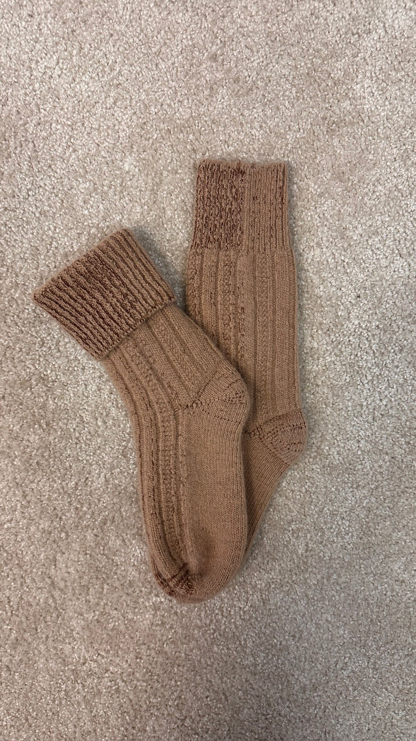 Wool cashmere socks