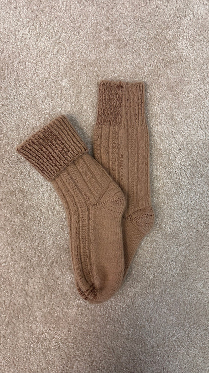 Wool cashmere socks
