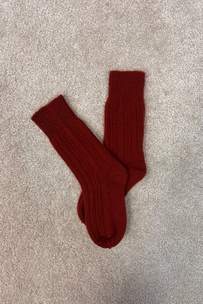 Wool cashmere socks