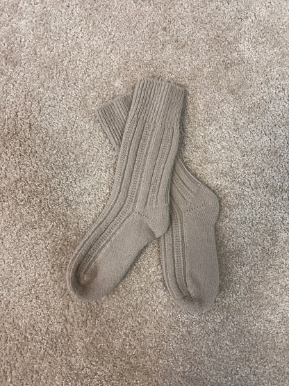 Wool cashmere socks