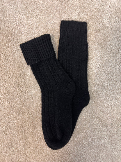 Wool cashmere socks