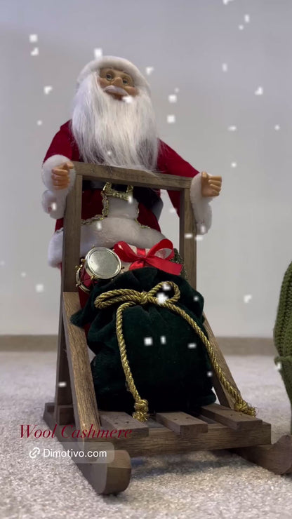 Wool cashmere Beanie hat "Elly"