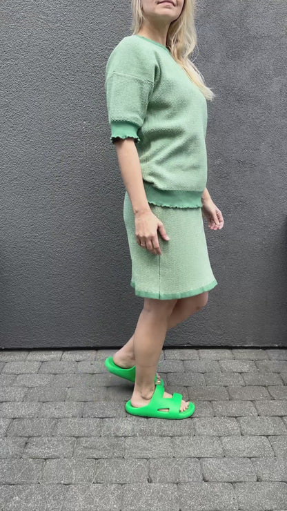 Organic cotton set Top with skirt "Rebecca"